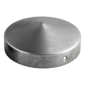 Capac rotund din oțel pentru stâlp de gard Fi 48 mm (1,5")
