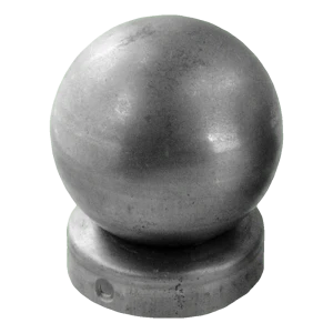 Capac de gard din oțel cu bilă decorativă fi 60 mm pentru stâlp rotund fi 60 mm