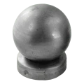 Capac de gardare din oțel pentru stâlp Fi 48 mm cu bilă decorativă Fi 60 mm 001-591 (1)