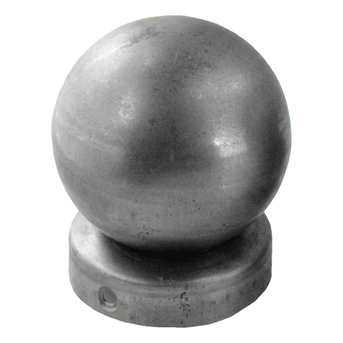 Capac de gardare din oțel pentru stâlp Fi 48 mm cu bilă decorativă Fi 60 mm 001-591 (1)