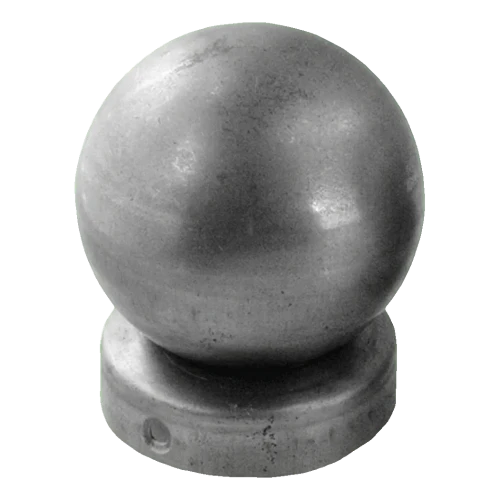 Capac de gardare din oțel pentru stâlp Fi 48 mm cu bilă decorativă Fi 60 mm 001-591 (1)