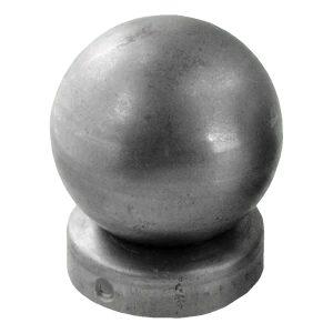 Capac de gard din oțel cu bilă Fi 80 mm pentru stâlp rotund Fi 80