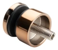 Suport punctual pentru sticlă 6-12 mm fi 30/13/M8x40 AISI 304 sistem plat cupru 000-481 (2)