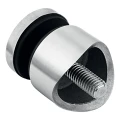 Suport punctual pentru sticlă 6-12mm fi 30/13/M8x40 AISI304 sistem 42,4 satinat 000-521 (2)