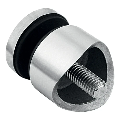 Suport punctual pentru sticlă 6-12mm fi 30/13/M8x40 AISI304 sistem 42,4 satinat 000-521 (2)
