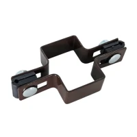 Clemă intermediară pentru panouri de gard 60x40 bronz
