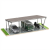 Copertină fotovoltaică VICA pentru 3 vehicule 2+1 module Carport GPV-105-09 (1)