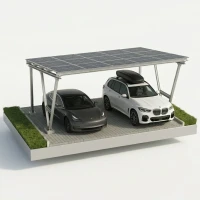 Copertină fotovoltaică VICA pentru 2 vehicule SOLO Carport