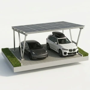 Copertină fotovoltaică VICA pentru 2 vehicule SOLO Carport