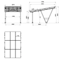 Carport Șopron auto VICA 1 mașină SOLO GPV-105-01 (5)