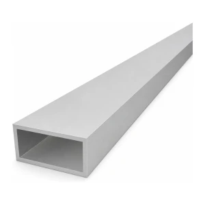 Țeavă dreptunghiulară din aluminiu 30×60×3 mm – profil închis EN AW-6060, L=2000 mm