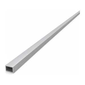 Țeavă aluminiu dreptunghiulară 8×12×1 mm – profil închis L=2000 mm EN AW-6060