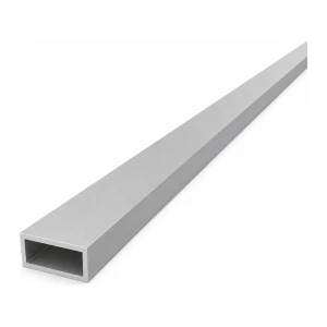 Țeavă rectangulară din aluminiu 15×30×2 mm – profil închis EN AW-6060, L=2000 mm