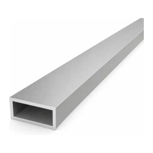 Țeavă rectangulară din aluminiu 20×40×3 mm – profil EN AW-6060 L=2000 mm