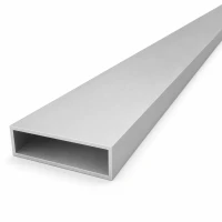 Țeavă dreptunghiulară din aluminiu 20×70×2 mm – profil închis EN AW-6060, L=2000 mm