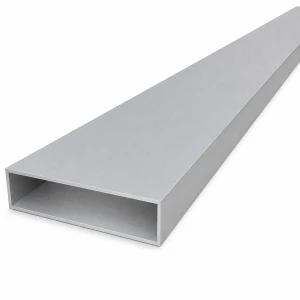 Țeavă dreptunghiulară din aluminiu 20×80×1,5 mm – profil închis EN AW-6060, L=2000 mm