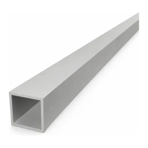 Țeavă aluminiu pătrată 30×30×2 mm – profil închis L=2000 mm EN AW-6060