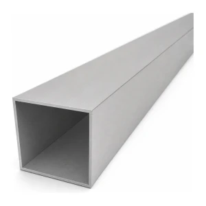 Țeavă aluminiu pătrată 60×60×2 mm – profil închis PA38 L=2000 mm