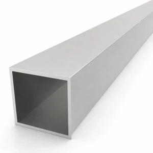 Țeavă pătrată din aluminiu 60×60×3 mm – profil închis L=2000 mm EN AW-6060