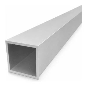 Țeavă aluminiu pătrată 60×60×4 mm profil închis L=2000 mm