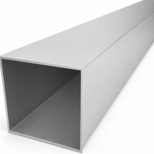 Țeavă aluminiu pătrată 80×80×2 mm – profil închis L=2000 mm