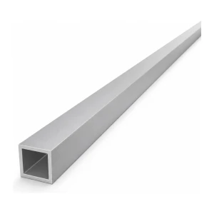 Țeavă aluminiu pătrată 20×20×2 mm – profil închis L=2000 mm