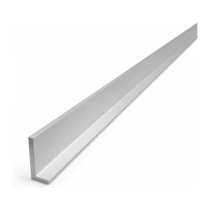 Cornier aluminiu inegal 25×15×2 mm – profil L, lungime 2000 mm