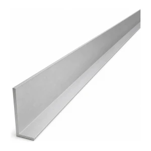 Cornier aluminiu inegal 40×20×2 mm – profil L, lungime 2000 mm