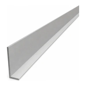 Cornier aluminiu inegal 50×20×2 mm – profil L, lungime 2000 mm