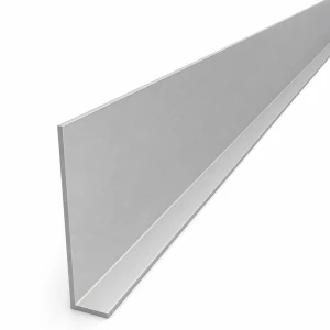 Cornier aluminiu inegal 80×20×2 mm – profil L, lungime 2000 mm