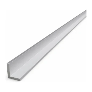 Cornier aluminiu echilateral 20×20×3 mm – profil L, lungime 2000 mm
