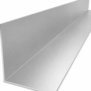 Cornier aluminiu echilateral 100×100×2 mm – profil L, lungime 2000 mm