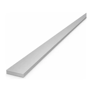 Platbandă aluminiu 25×5 mm EN AW-6060 T64, lungime 2000 mm