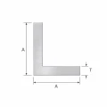 Cornier aluminiu cu aripi egale 10×10×2 mm – profil L, lungime 2000 mm 001-719 (2)