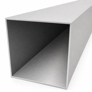 Țeavă pătrată din aluminiu 100×100×2 mm – profil închis L=2000 mm
