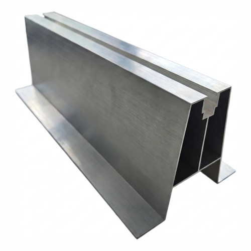 Suport trapez din aluminiu H100 L330 cu garnitură EPDM 2 mm pentru montaj PV 001-778 (1)