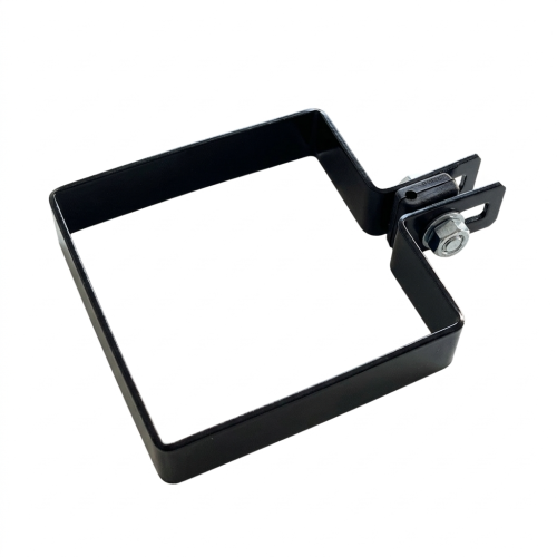 Bridă de capăt pentru panouri de gard 100x100 mm negru 000-782 (1)
