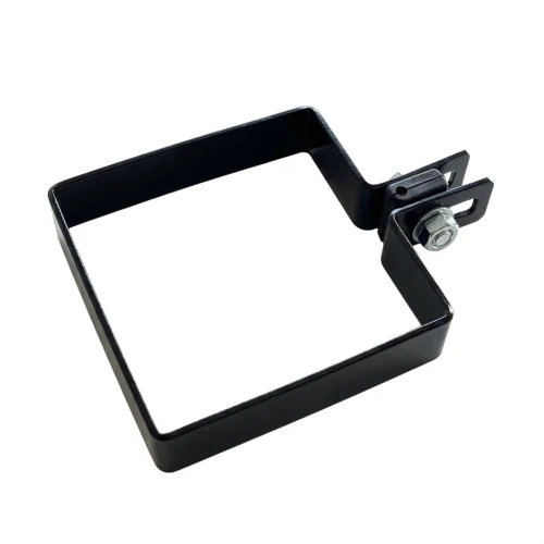 Bridă de capăt pentru panouri de gard 100x100 mm negru 000-782 (1)