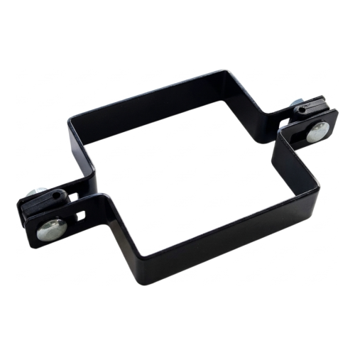 Clemă intermediară pentru panouri de gard 100x100 mm neagră 000-778 (1)