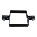 Clemă intermediară pentru panouri de gard 100x100 mm neagră 000-778 (2)