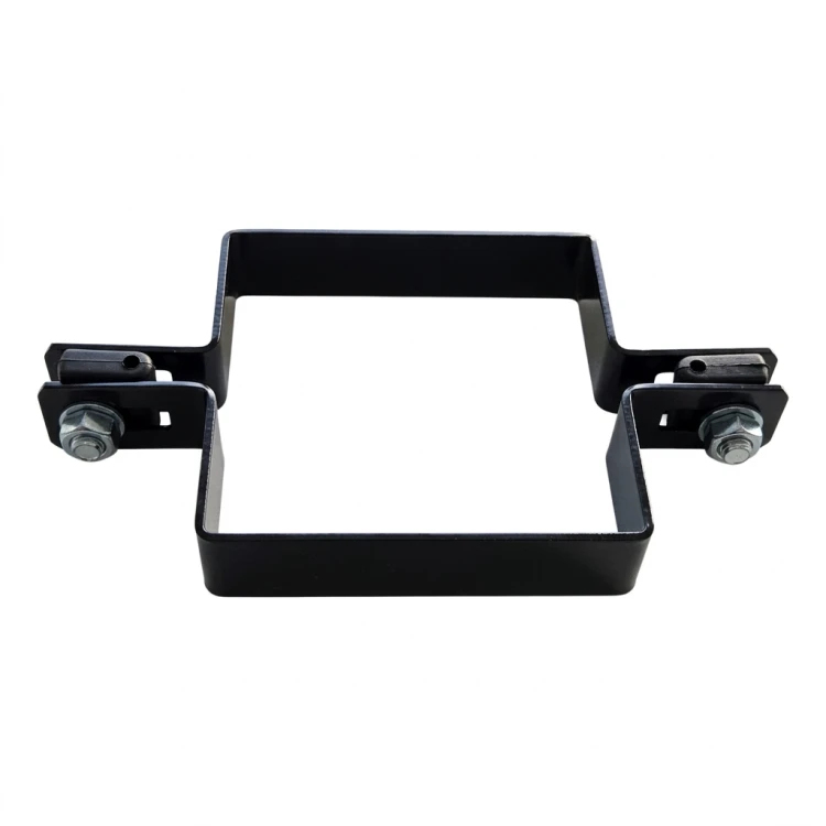 Clemă intermediară pentru panouri de gard 100x100 mm neagră 000-778 (2)