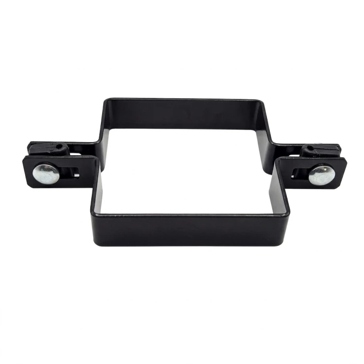 Clemă intermediară pentru panouri de gard 100x100 mm neagră 000-778 (3)