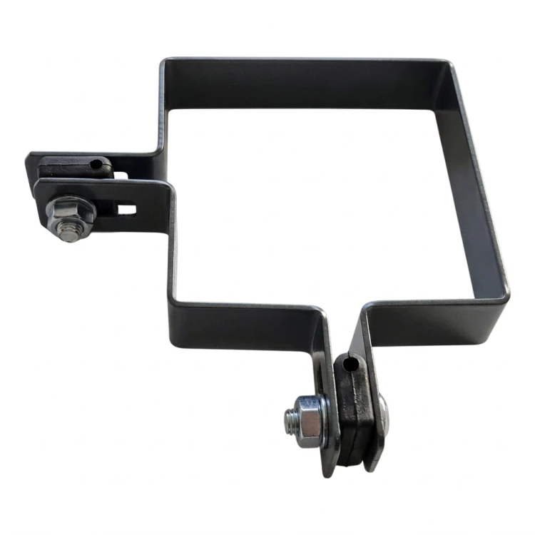 Clemă de colț pentru panouri de gard 100x100 mm grafit 000-776 (2)