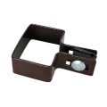 Bridă finală pentru panouri de gard 60x40 bronz GPV-700-15 (1)