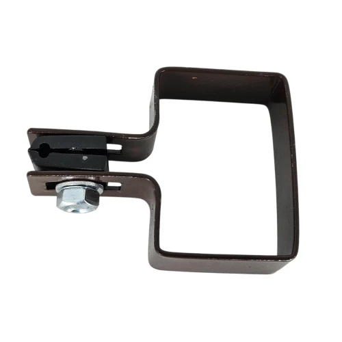 Bridă finală pentru panouri de gard 60x40 bronz GPV-700-15 (2)