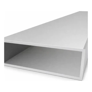 Țeavă dreptunghiulară din aluminiu 50×150×4 mm – profil închis EN AW-6060, L=2000 mm