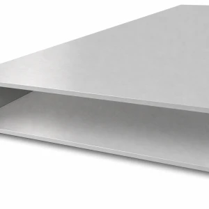 Țeavă dreptunghiulară din aluminiu 40×200×3 mm – profil închis EN AW-6060, L=2000 mm