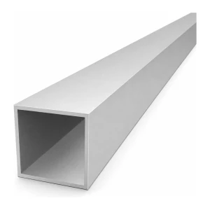 Țeavă aluminiu pătrată 45×45×2 mm EN AW-6060 – lungime 2000 mm