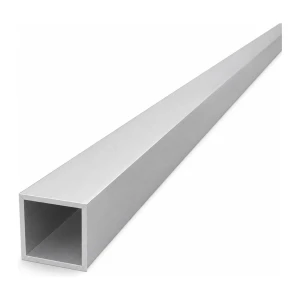 Țeavă pătrată din aluminiu 25×25×1,5 mm – profil închis L=2000 mm EN AW-6060