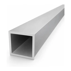 Țeavă aluminiu pătrat 50×50×4 mm – profil închis L=2000 mm
